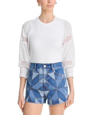 Bellamie Mixed Media Top by VERONICA BEARD