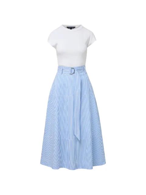 Belmar striped belted dress by VERONICA BEARD