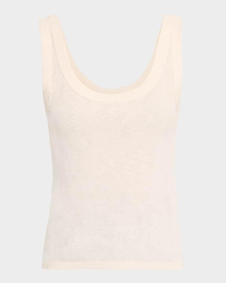 Belvedere Jersey Scoopneck Tank Top by VERONICA BEARD