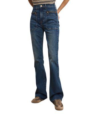 Beverly High Rise Skinny Fare Leg Jeans in City Lights by VERONICA BEARD