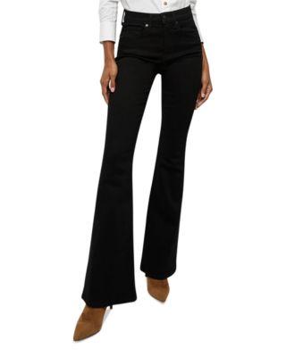 Beverly High Rise Skinny Flare Jeans in Onyx by VERONICA BEARD