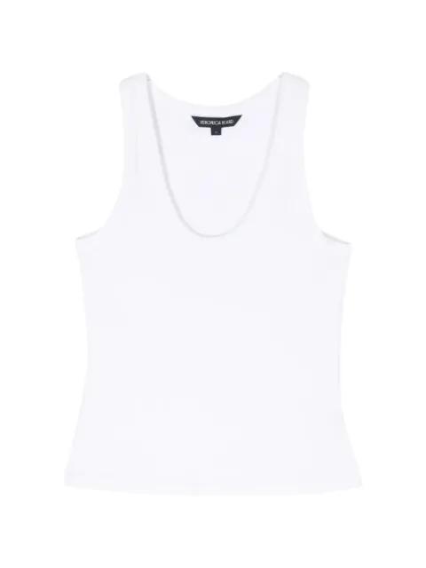 Birke ribbed-jersey tank top by VERONICA BEARD