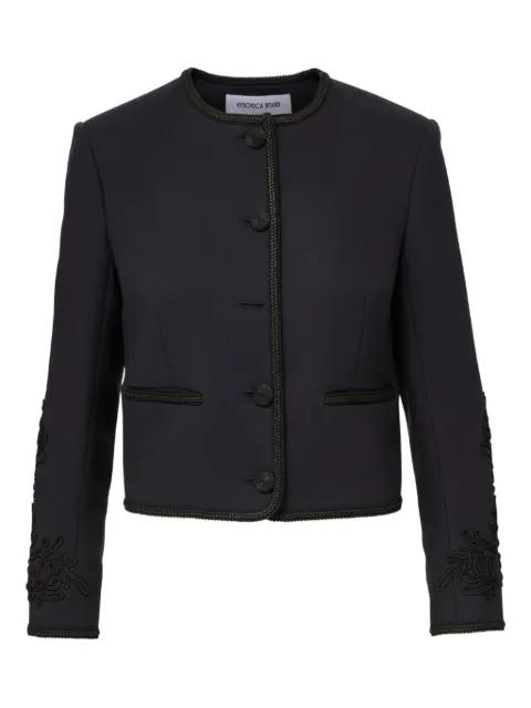 Button Embellished Jacket by VERONICA BEARD