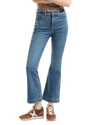 Carson High Rise Ankle Flare Leg Jeans in Roadside Blue by VERONICA BEARD