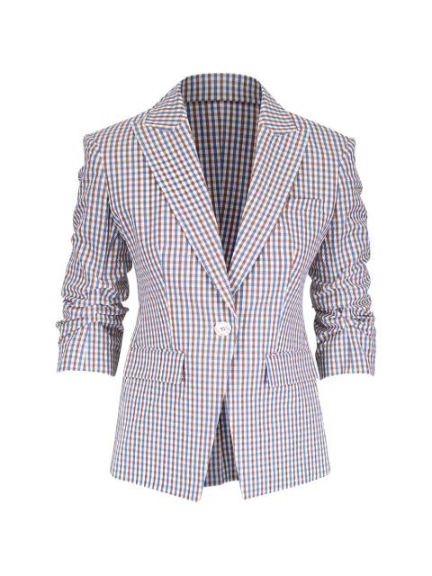Clayton gingham-check blazer by VERONICA BEARD