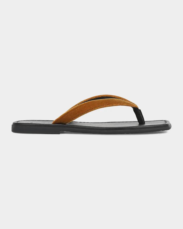 Clea Velvet Thong Sandals by VERONICA BEARD