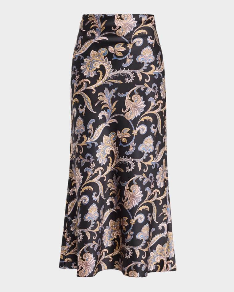 Clover Paisley-Print Stretch Silk by VERONICA BEARD