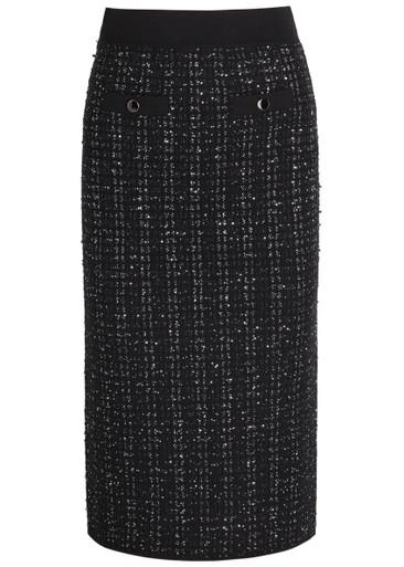 Corbin sequin-embellished knit midi skirt by VERONICA BEARD