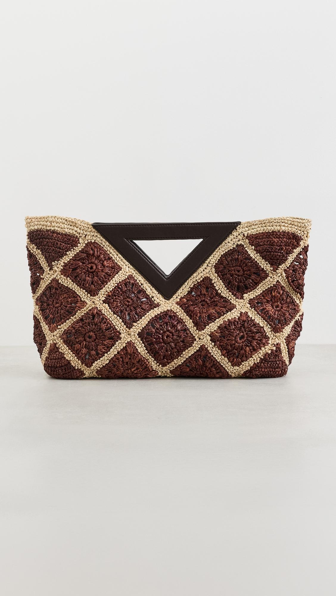 Crochet Raffia Vesper Bag by VERONICA BEARD