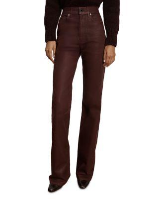 Crosbie High Rise Wide Leg  Jeans in Raisin by VERONICA BEARD