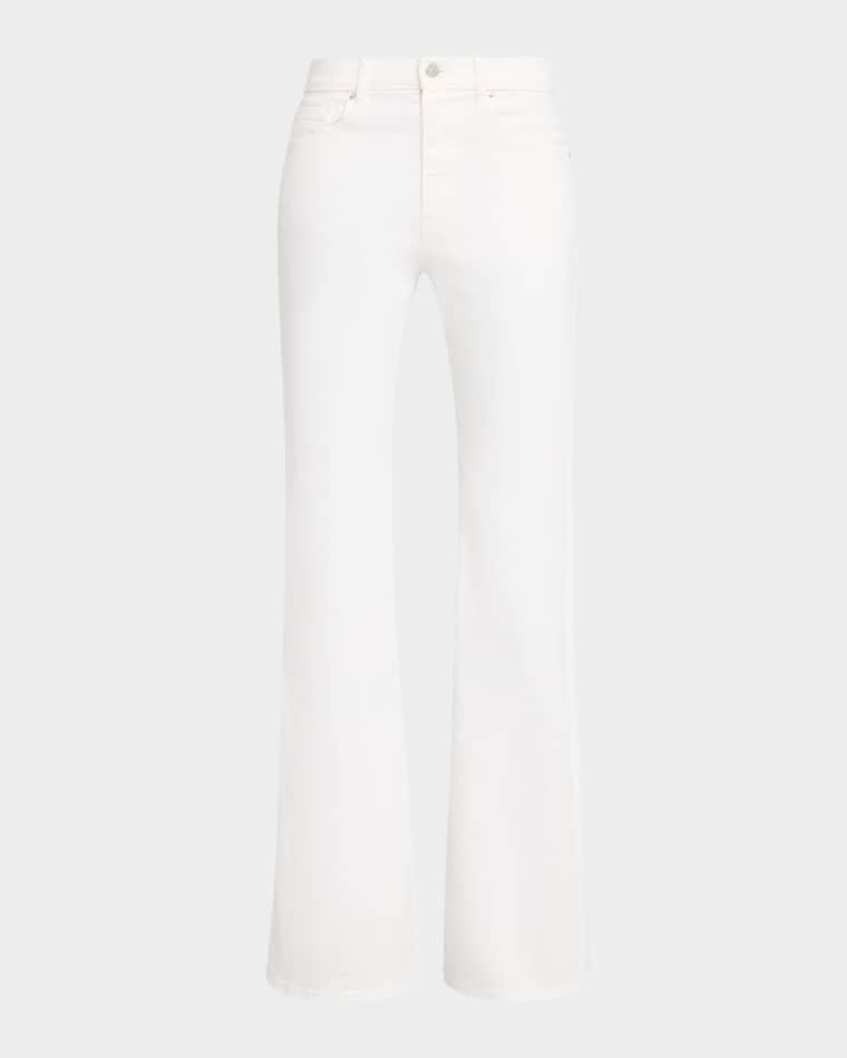 Crosbie Mid-Rise Slim Wide-Leg Jeans by VERONICA BEARD