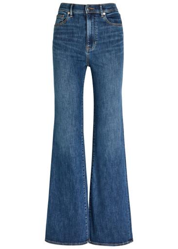 Crosbie flared-leg jeans by VERONICA BEARD