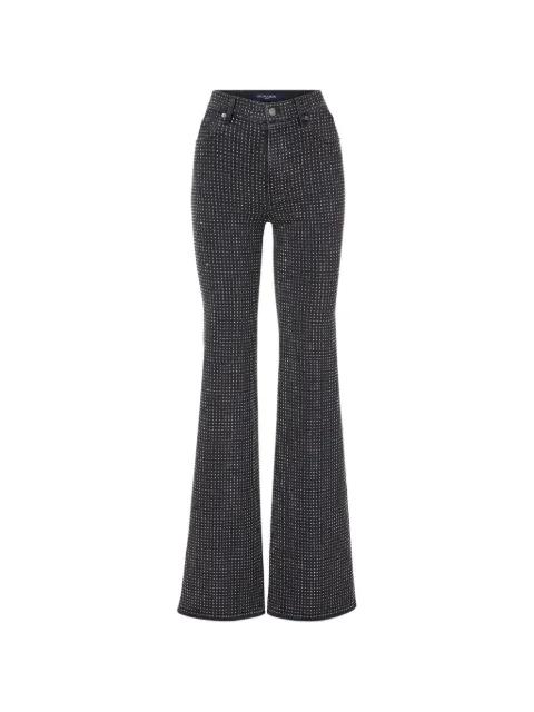 Crosbie rhinestone wide-leg jeans by VERONICA BEARD