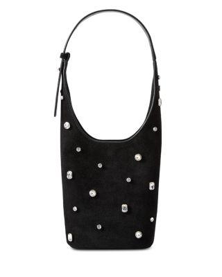 Crystal Embellished Leather Shoulder Bag by VERONICA BEARD