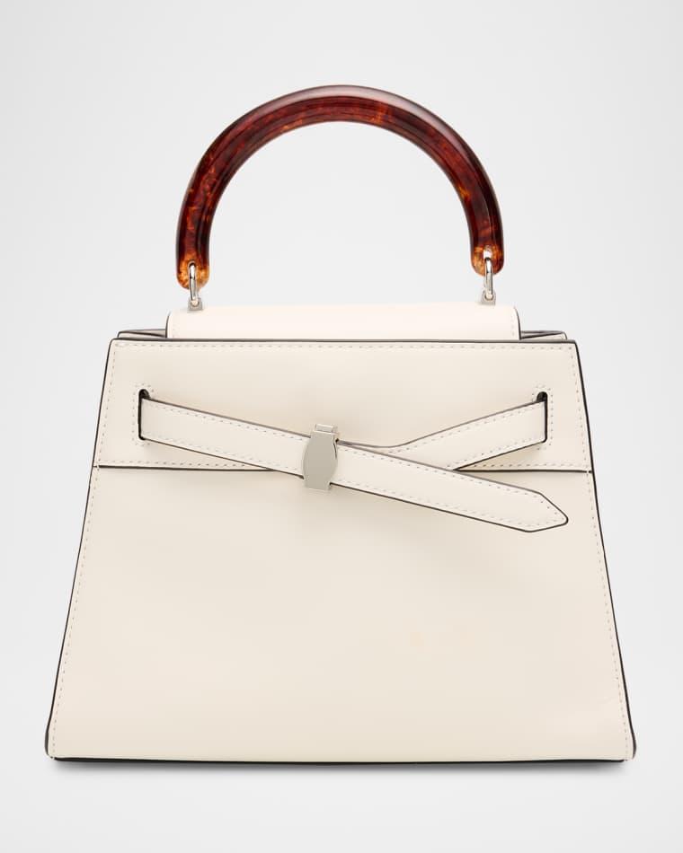 Dash Belted Leather Resin Top-Handle Bag by VERONICA BEARD