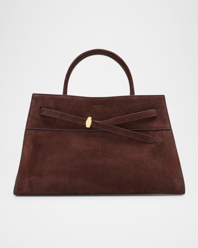 Dash Large Belted Suede Shoulder Bag by VERONICA BEARD