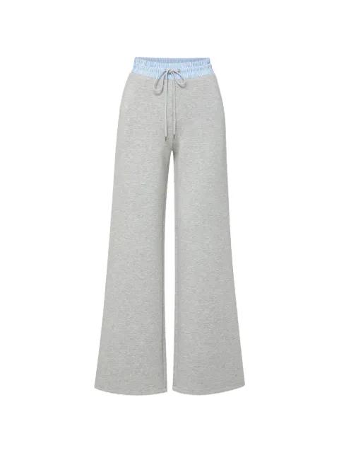 Ernie drawstring flare track pants by VERONICA BEARD