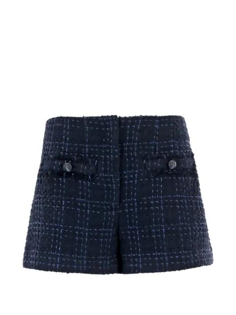 Gershwin button check shorts by VERONICA BEARD