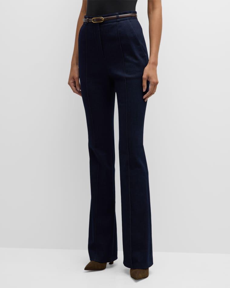 Gracie Belted Denim Pants by VERONICA BEARD