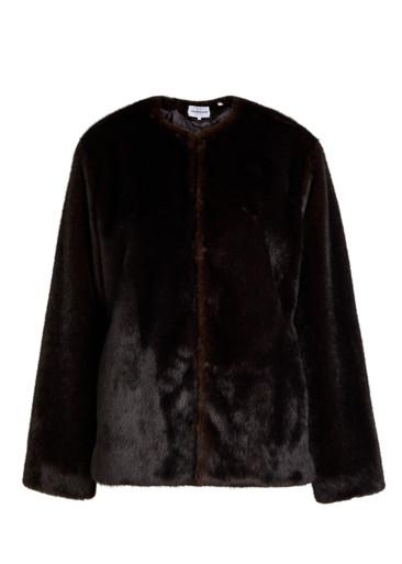 Griselda faux fur jacket by VERONICA BEARD