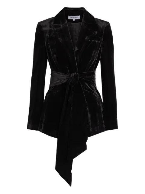 Issel tie-fastening jacket by VERONICA BEARD