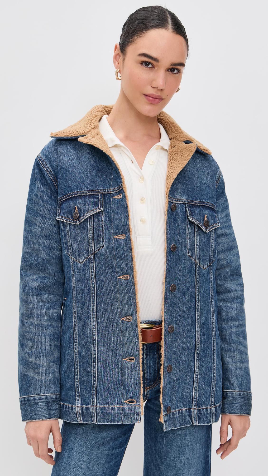 Donna Jacket with Sherpa Lining by VERONICA BEARD JEAN