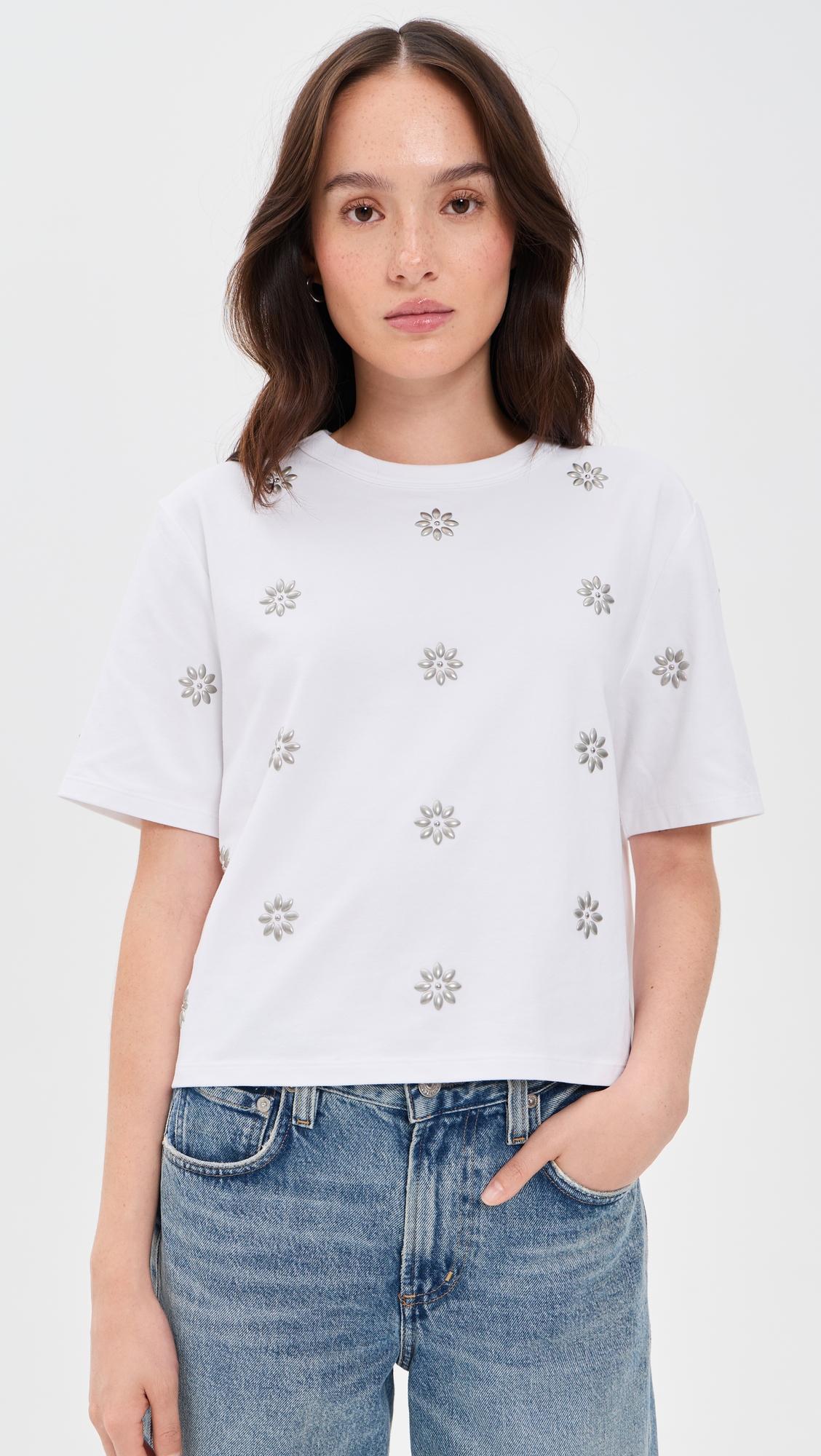 Embellished Sebastian Tee by VERONICA BEARD JEAN