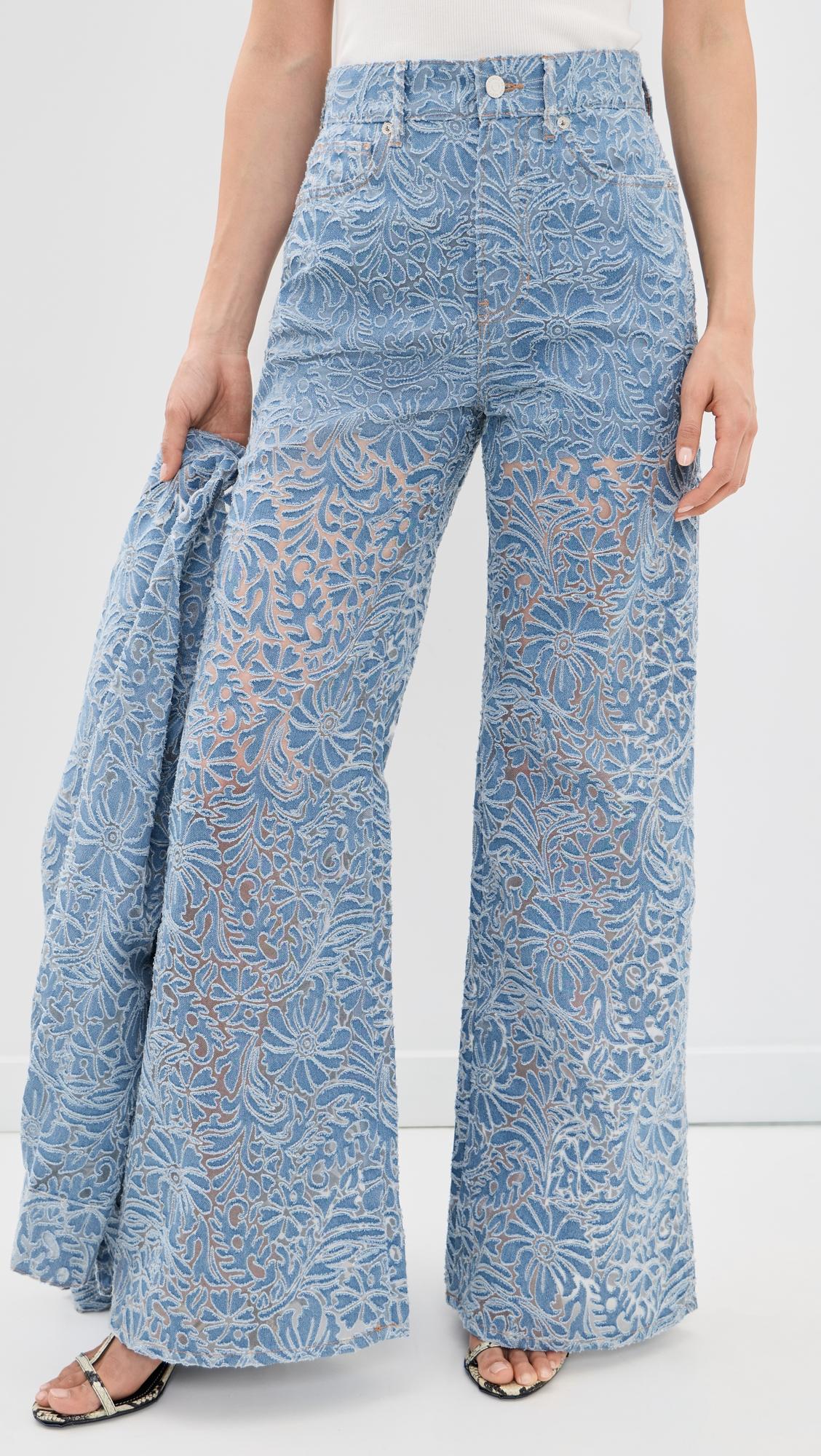 Taylor Floral Burnout Jeans by VERONICA BEARD JEAN