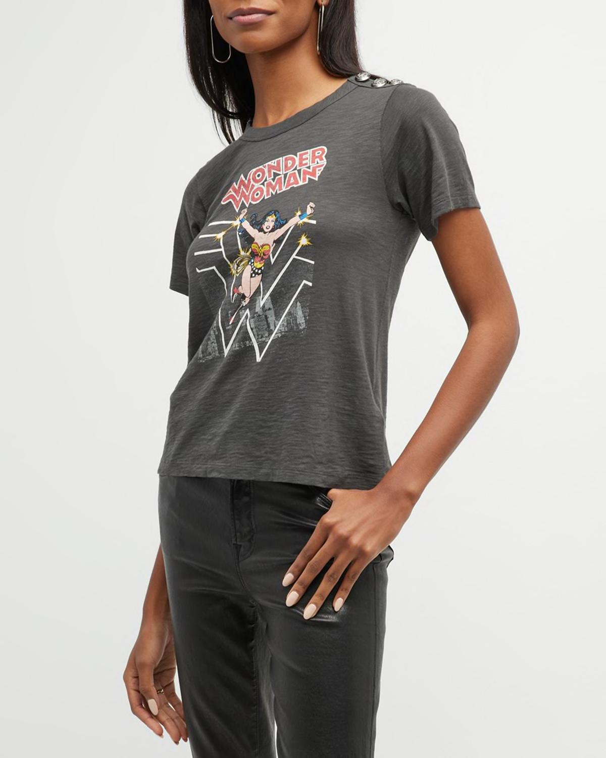 Wonder Woman x Veronica Beard Limited Edition Carla Graphic Tee by VERONICA BEARD JEANS Wonder Woman x Veronica Beard Limited Edition Carla Graphic Tee by VERONICA BEARD JEANS