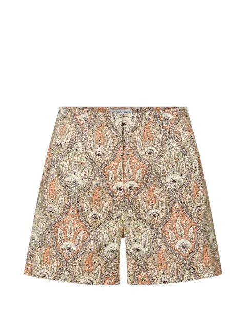 Jazmin paisley-print shorts by VERONICA BEARD