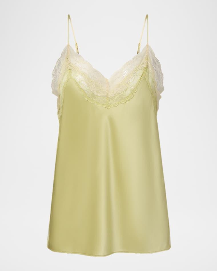 Johanan Lace-Trim Silk Camisole by VERONICA BEARD