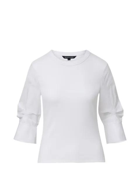 Junia ruffled-sleeve blouse by VERONICA BEARD