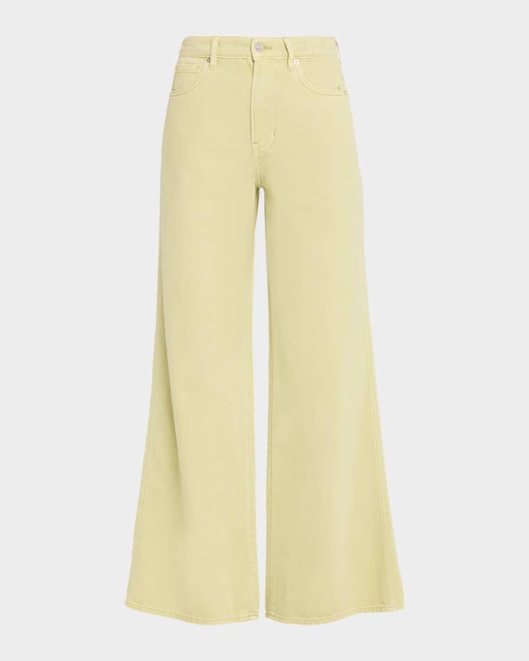 Kasey Mid-Rise Wide-Leg Jeans by VERONICA BEARD