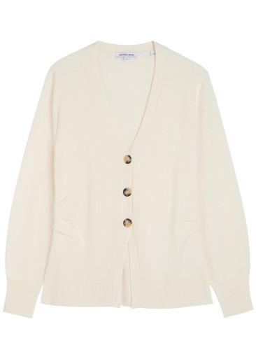 Lamotte gathered cashmere cardigan by VERONICA BEARD