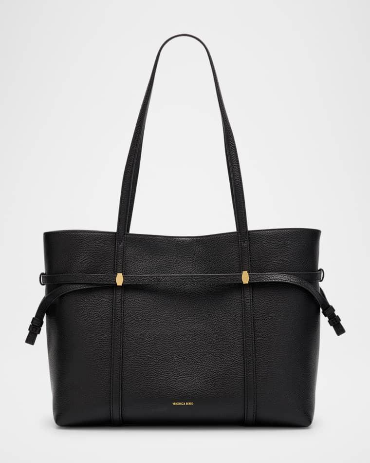 Lasso Belted Leather Tote Bag by VERONICA BEARD