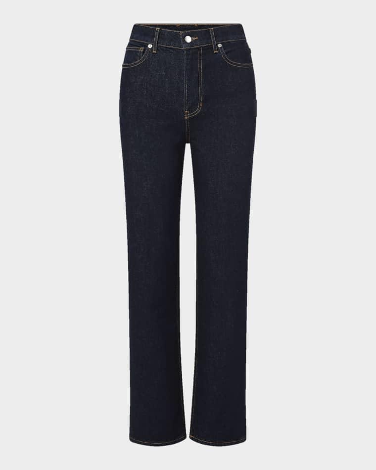 Leah Mid-Rise Straight Jeans by VERONICA BEARD