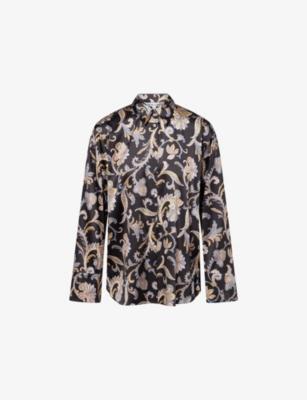 Lloyd Paisley-Print Silk-Blend Shirt by VERONICA BEARD