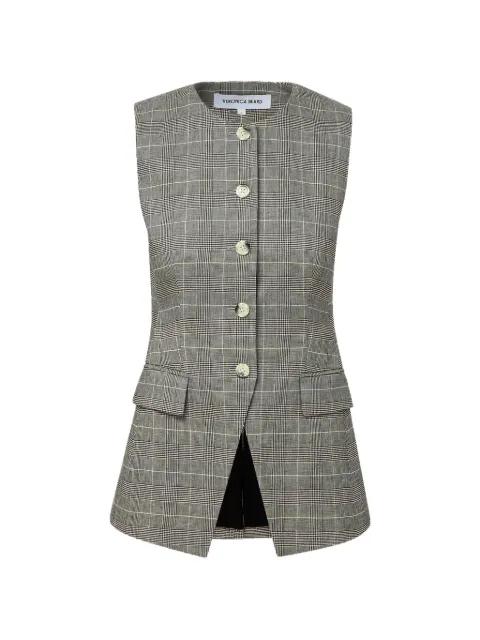 Lois check button jacket by VERONICA BEARD