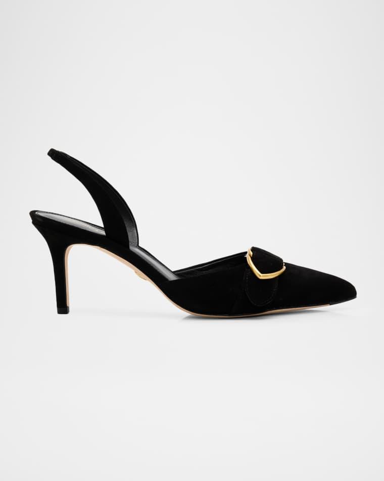 Loralyn Suede Slingback Pumps by VERONICA BEARD