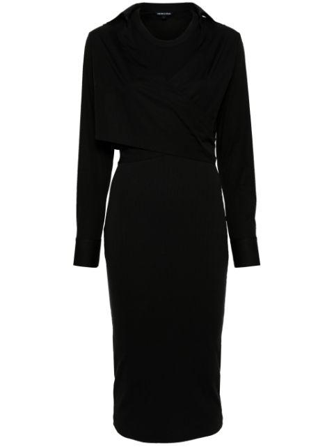 Malone layered midi dress by VERONICA BEARD