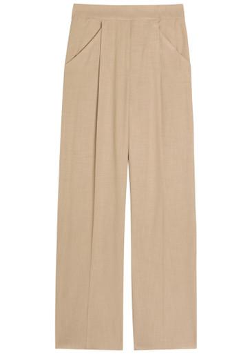 Marbeau wide-leg trousers by VERONICA BEARD