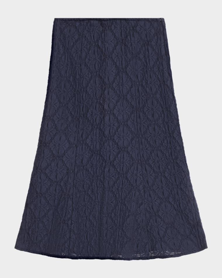 Massimo Lace Midi Skirt by VERONICA BEARD