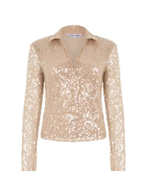 Meryl sequin blouse by VERONICA BEARD