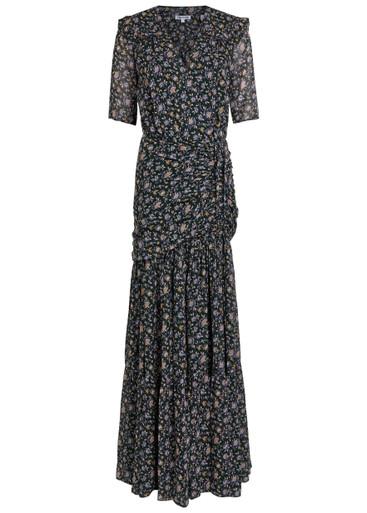 Mick floral-print silk maxi dress by VERONICA BEARD