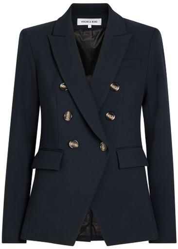 Miller Dickey Horn crepe blazer by VERONICA BEARD