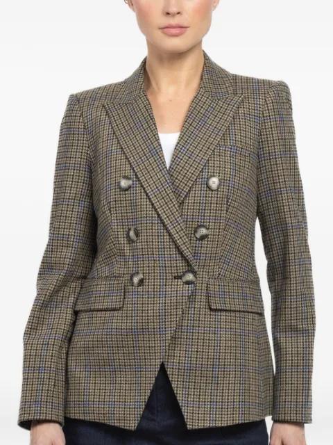 Miller Dickey double-breasted check blazer by VERONICA BEARD
