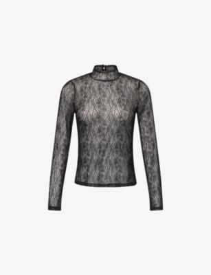 Nate Long-Sleeves Lace Top by VERONICA BEARD