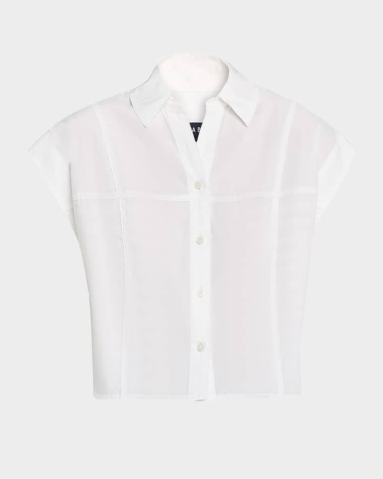Nestor Button-Front Top by VERONICA BEARD
