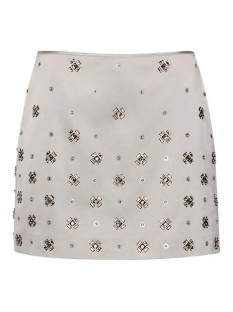 Olenna embellished mini skirt by VERONICA BEARD
