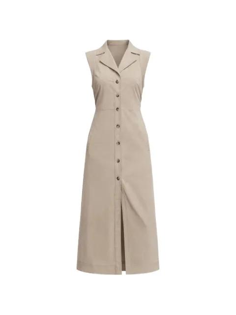 Orla button-front dress by VERONICA BEARD